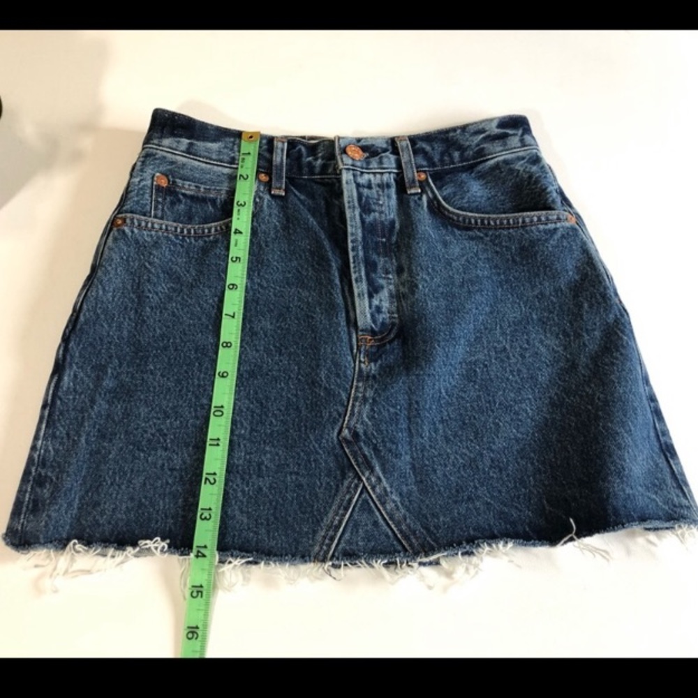 Agolde | Quinn High Rise Mini Skirt - RIDE - Picture 10 of 11